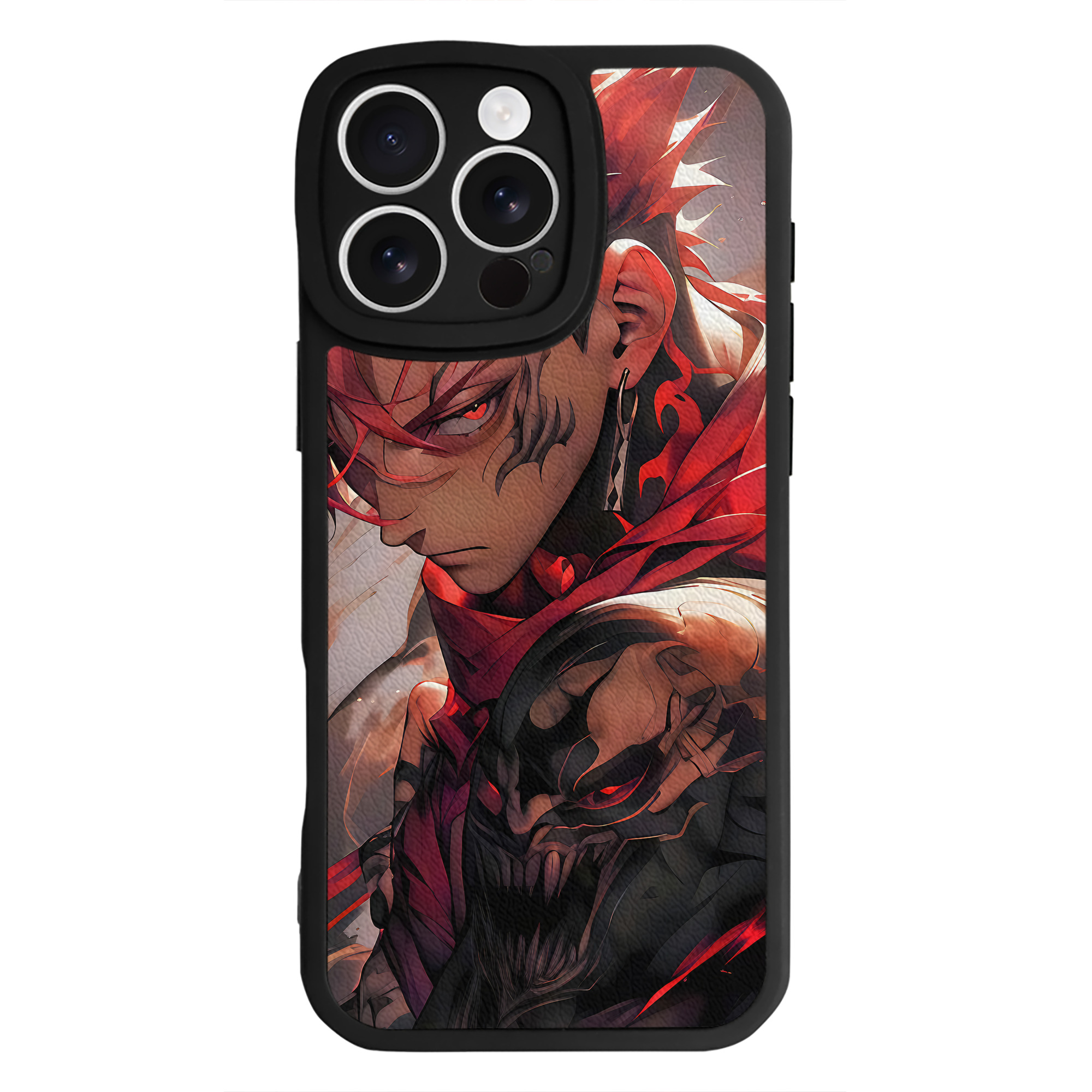 （画像用） 呪術廻戦 Jujutsu Kaisen 【iPhone 16シリーズ対応】シリコンスマホケース（レザー調） 材質：シリコン